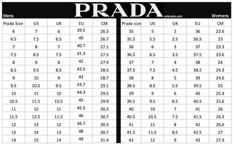 prada shoe size guide.